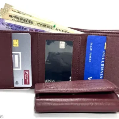 Trifold Genuine Leather Wallet