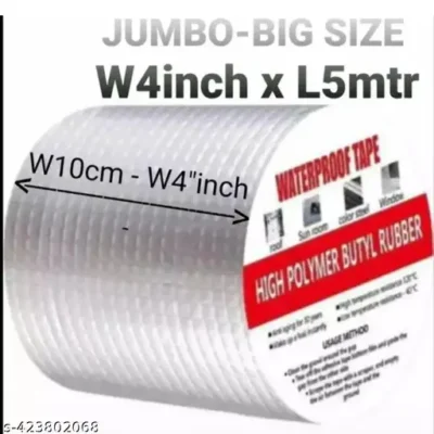 Waterproof Jumbo Tape Crack Leakage Repair W4″inch x L5mtr