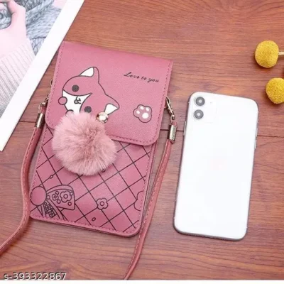 Women Mobile Phone Crossbody Leather Wallet I Bags custom leather bag