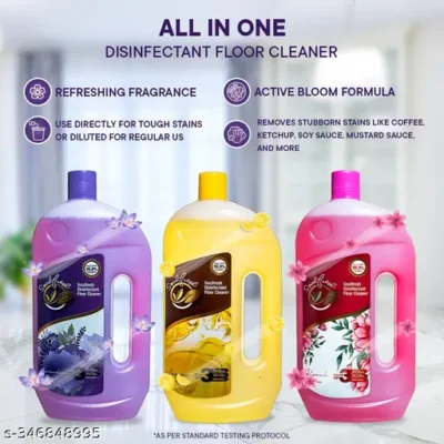 Soulfresh 500ml (Pack of 3) Surface/floor cleaner liquid,,kills 99.9% germs