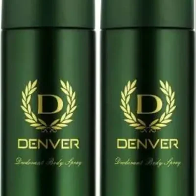 DENVER Hamilton Deodorant Spray – For Men (330 ml, Pack of 2)
