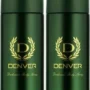DENVER Hamilton Deodorant Spray - For Men (330 ml, Pack of 2)